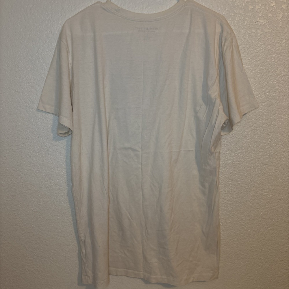 Ralph Lauren Men's T-Shirt Size L 100%‎ cotton White Graphic Print Crewneck - Picture 11 of 16